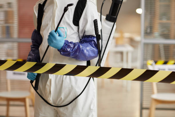 Professional Biohazard Cleanup technician working in Trenton, OH
